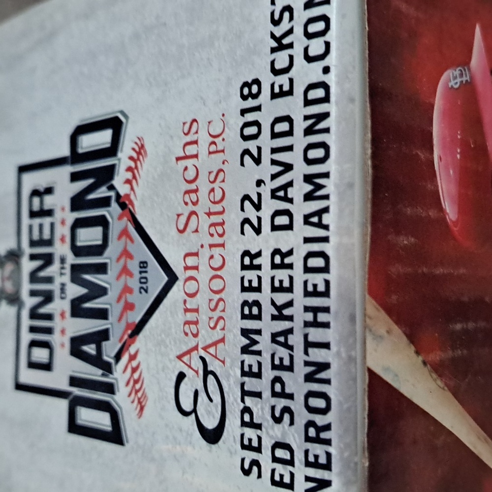 Dinner on the Diamond Baseball-Themed Event Logo Print